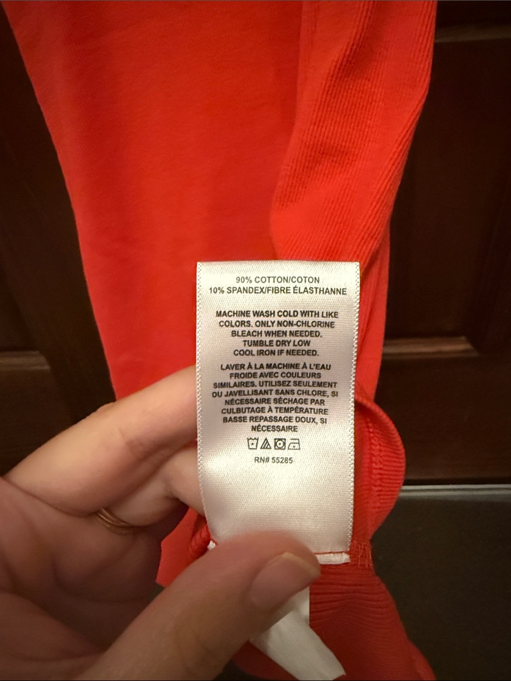 Express Bright Red Ruffle Dress - Picture 3 of 3